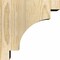 Ekena Millwork Mediterranean Rough Sawn Corbel, Douglas Fir, 4"W x 8"D x 8"H COR04X08X08MED00RDF - alternate 3